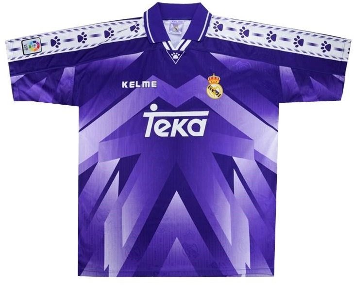 Camisa II Real Madrid 1996 1997 Kelme Retro